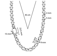 Collana Ti Sento Milano Donna in Argento 34020SI/45 - 34020SI/45